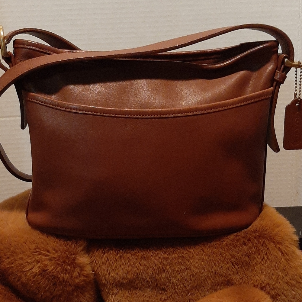 Coach Brown Leather Shoulder Bag
